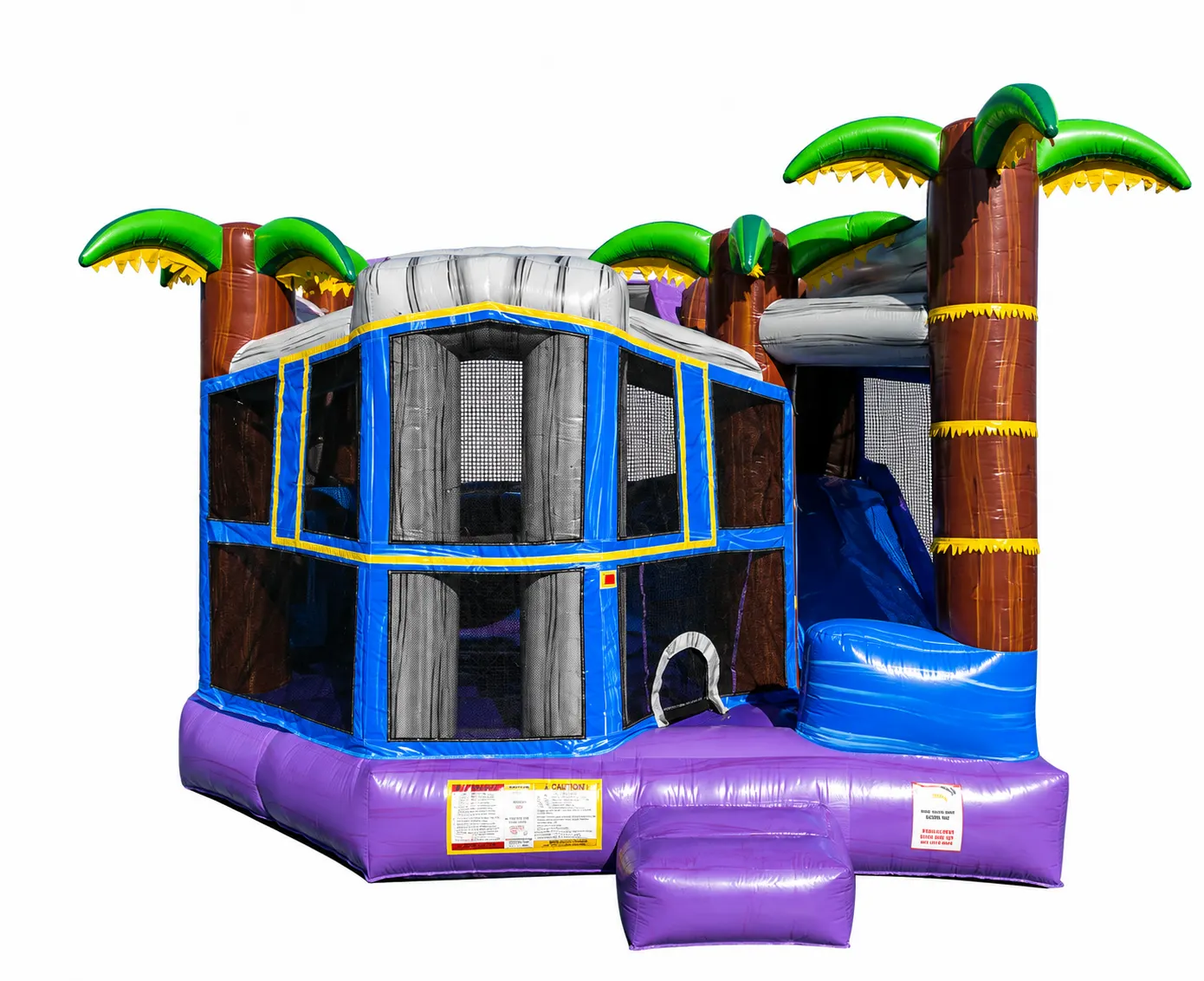 Tropical Inflatable Bounce House Castle